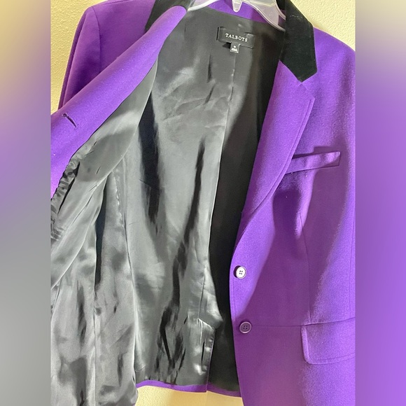 Talbots Vibrant Purple Suit Jacket - Picture 6 of 10